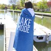 Pavilion Gift Company - Lake Mode - 50" x 60" Royal Plush Hooded Blanket - Throw Blankets - 2 of 4