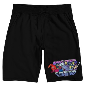 He-Man And The Masters of the Universe Men's Black Sleep Pajama Shorts - 1 of 3