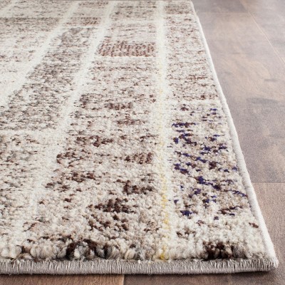 Monaco Beige Multicolor 3' x 5' Synthetic Area Rug