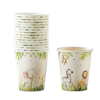 Kate Aspen Safari Baby 7 oz. Paper Cups (Set of 64) | 28599NA