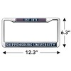 Shippensburg University School Logo Full Size Standard License Plate Metal Frame - 4 of 4