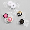 Big Dot of Happiness Finally 21 Girl - 21st Birthday Party Round Candy Sticker Favors - Labels Fits Chocolate Candy (1 sheet of 108) - 3 of 4