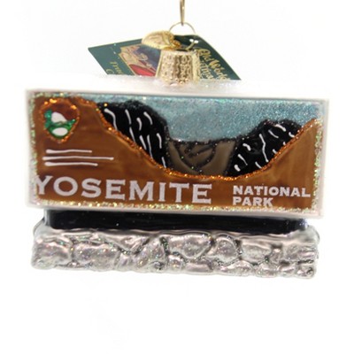 Old World Christmas 2.75" Yosemite National Park Ornament California  -  Tree Ornaments