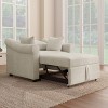 3-in-1 Convertible Sofa Bed, Folding Accent Chair, Pull-Out Sleeper Chair with Adjust Backrest - ModernLuxe - image 3 of 4