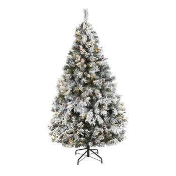 15.25 LED Lighted B/O Silver Wire & Bead Christmas Tree - Warm White  Lights
