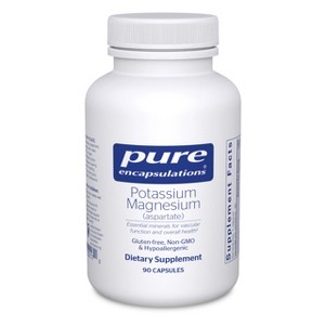 Pure Encapsulations Potassium Magnesium (Aspartate) - Supplement to Support Heart, Muscular, Bone, and Nerve Health* - 90 Capsules - 1 of 4