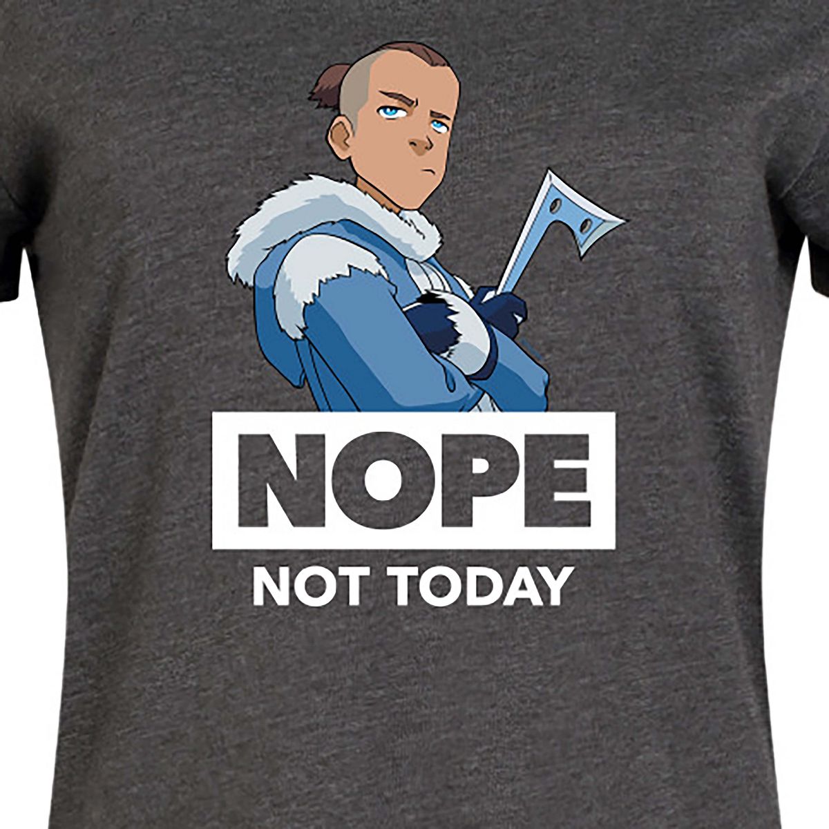 Women's - Avatar - The Last Airbender - Sokka Nope Graphic T-shirt Dress - thumbnail 8