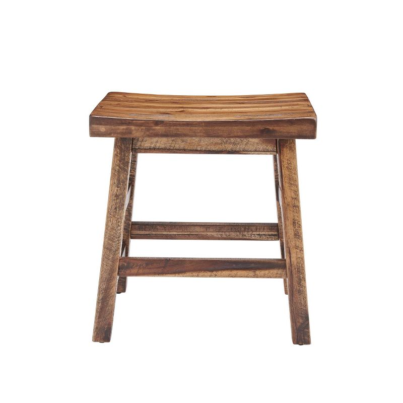 20&#34; Durango Industrial Wood Counter Height Barstool Dark Brown - Alaterre Furniture, 3 of 7