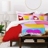 Deny Designs Full/Queen Ana Rut Bre Fine Art Valentines Day Hearts Mid Century Modern Duvet and Sham Set - 3 of 4