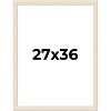 PosterPalooza | 27x36 Wide Barnwood Picture Frame, UV Acrylic, 6 Finishes - Grey, Brown, White, and Black - 2 of 4