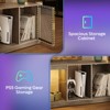 Bestier 71 Inch LED TV Stand with Adjustable Shelves - 3 of 4