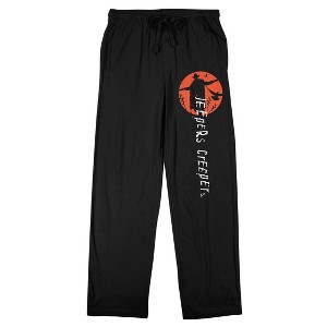Jeepers Creepers Title Logo Men's Black Sleep Pants - 1 of 4
