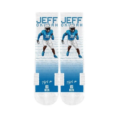 NFL Indianapolis Colts Jeff Okudah Premium Athletic Socks - M/L