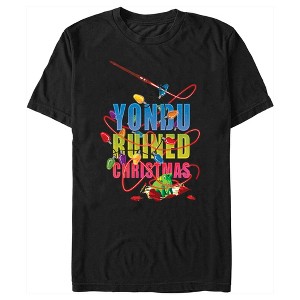 Men's Guardians of the Galaxy Holiday Special Yondu Ruined Christmas Lights T-Shirt - 1 of 4