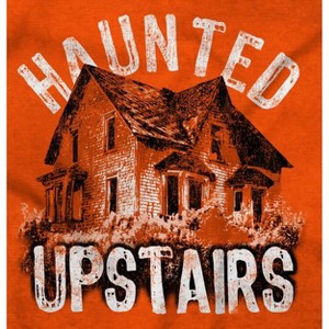 Haunted House Upstairs Halloween Graphic T Shirt Men or Women Brisco Brands - 1 of 4
