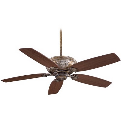 54" Minka Aire Vintage Rustic Indoor Ceiling Fan French Beige Maple Wood Blades for Living Room Kitchen Bedroom Family Dining Home