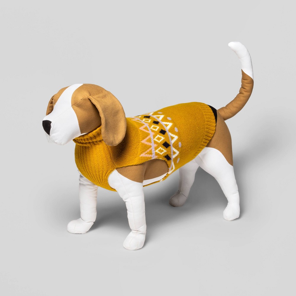 Dog and Cat Sweater - Ochre - XS - Boots & Barkley