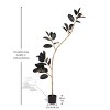 SKRAN Artificial Tree,Simulated Green Plant Pot,Plastic Artificial Plant Tree Bonsai, Fake Tree for Outdoor Indoor Home Decoration(Purple+Black) - 3 of 4