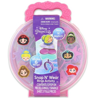 Disney Princess Snap N' Wear Rings Activity Kit