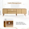 Sapphtopaz Modern TV Stand for TVs TV Entertainment Center with Drawers and Open Shelves, TV Stands for Living Room - 2 of 4