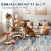 Modern Abstract Rug, Large Washable Low-Pile Non-Slip Carpet for Living Room, Bedroom, Indoor Floor Mat - 3 of 4