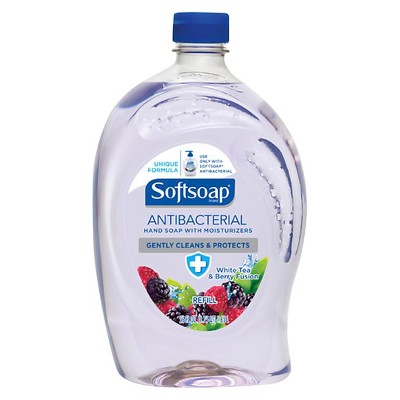 Softsoap Antibacterial Hand Soap Refill White Tea and Berry Fusion - 56 ...