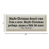 Slickblue Grinch Christmas Quote Wood Sign – Maybe Christmas Means More – Rustic Holiday Wall Decor 7x18, Color Options - 3 of 3