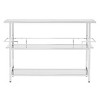 Portico Bar with Clear Glass Chrome - Studio Designs Home - 4 of 4