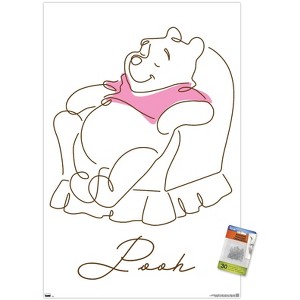 Trends International Disney Simple Moments Line Art - Pooh Unframed Wall Poster Prints - 1 of 4