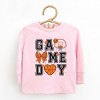 The Juniper Shop Basketball Game Day Coquette Toddler Long Sleeve Tee - 3 of 4
