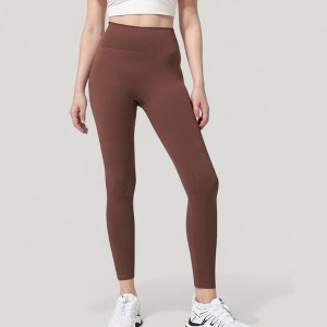 Anna-Kaci Active Women's High Waist Full Length Seamless Leggings with Contoured Fit - 1 of 4