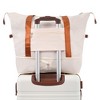 NAYSAYE Luggage Set with Duffel Bag Lightweight Hardshell Suitcase Spinner Wheels TSA Lock for Travel, White, 30.5"*20"*12.25" - 4 of 4