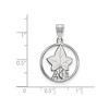 Black Bow Jewelry Sterling Silver Alpha Phi Greek Life Medium Pendant - 2 of 3