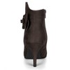 Allegra K Women's Stiletto Heel Pointed Toe Bow Ankle Boot - 4 of 4