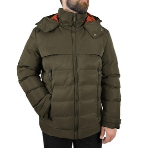 Men’s Quilted Hooded Winter Coat - 1 of 4