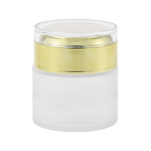 Unique Bargains Frosted Glass Dispensing Bottle for Bathroom 1 Pc - 1 of 4