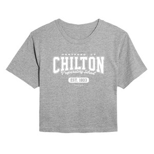 Women's - Gilmore Girls - Chilton Prep Cropped Graphic T-Shirt - 1 of 4