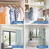 Shower Curtain Rod, Adjustable 32-75 Inch Spring Tension Shower Rods for Bathroom or Window - 4 of 4