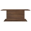 vidaXL Modern Coffee Table in Brown Oak - Rectangular Engineered Wood Couch Table - Easy to Clean with Sturdy Construction - 4 of 4