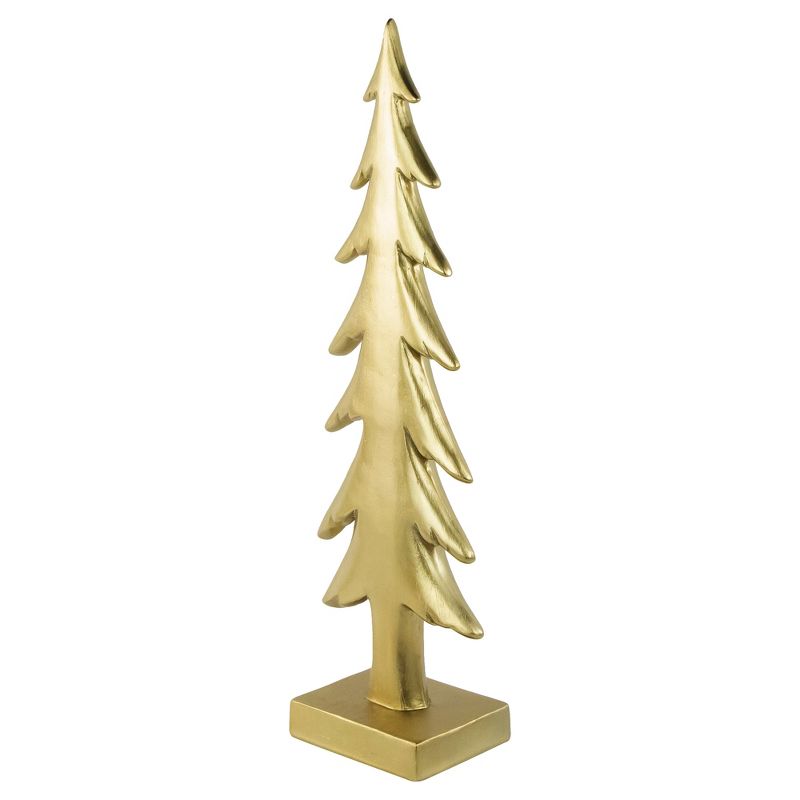 Northlight 16" Gold Christmas Tree Tabletop Decoration, 5 of 6
