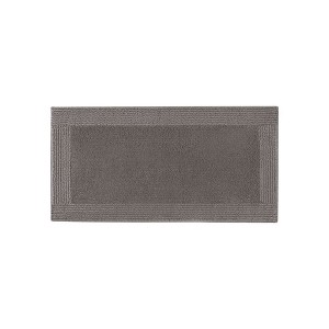 Gracie Mills Forrest 3000 GSM Solid Heavyweight Reversible Cotton Tufted Bath Rug - 1 of 4