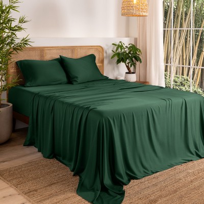 Rayon from Bamboo Solid Deep Pocket Sheet Set by Bare Home