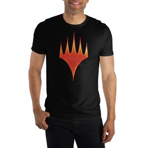 Magic The Gathering Card Game Mens Black Graphic Tee - 1 of 1