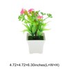 Unique Bargains Artificial Plants Clovers Arrangement Plastic 4.72"x4.72"x6.30" 1 Pcs - 3 of 4
