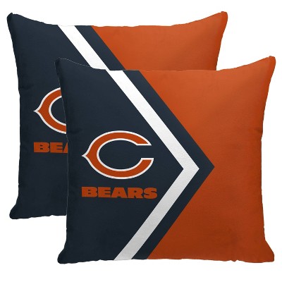 NFL Chicago Bears Side Arrow Poly Span Throw Pillow - 2pk