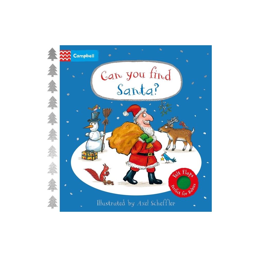 Can You Find Santa? - (Campbell Axel Scheffler) by Campbell Books (Board Book)