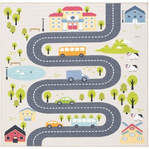 Kids Playhouse KPH227 Power Loomed Machine Washable Slip Resistant Rugs - Safavieh Kids - 1 of 4