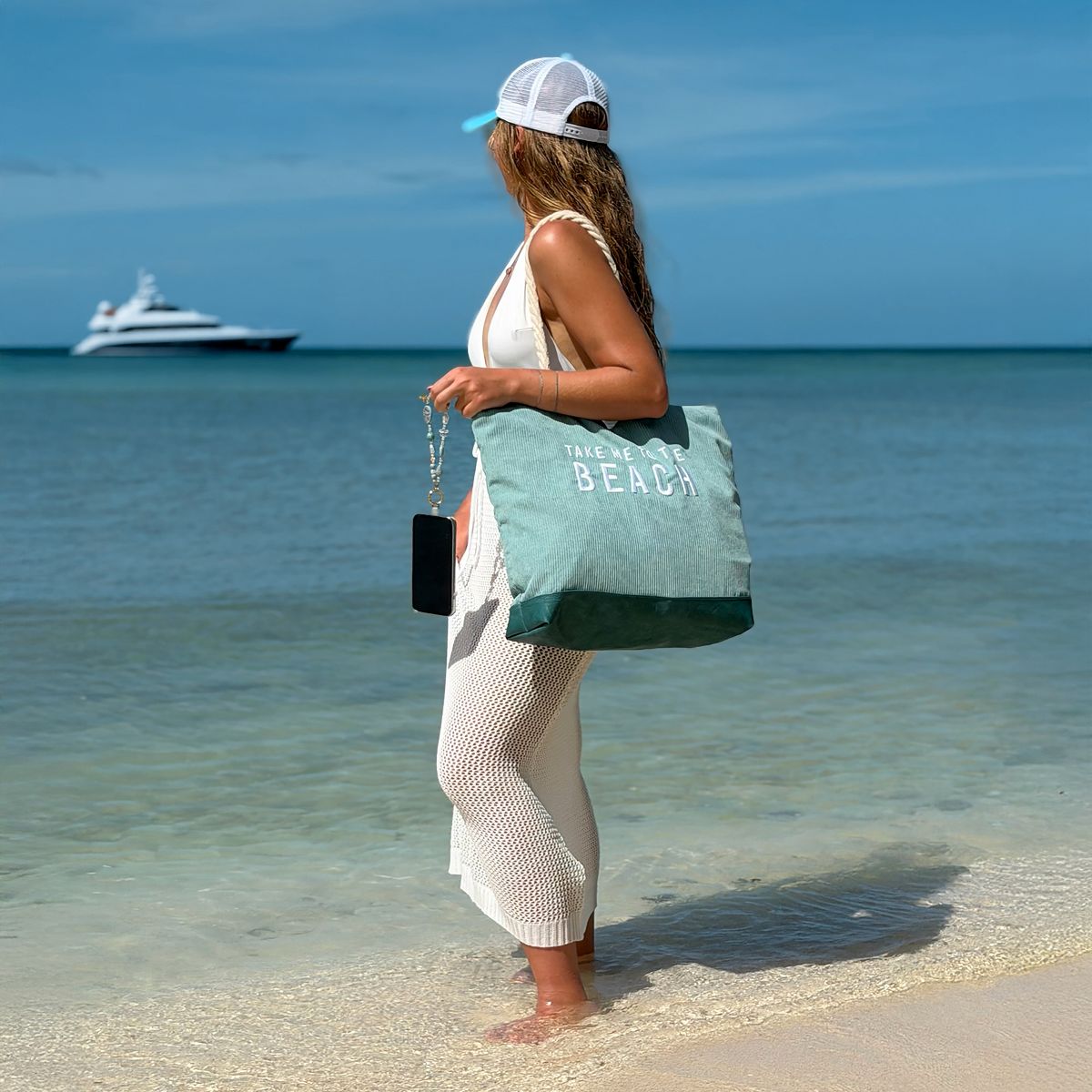 Pavilion Gift Company - Beach - Beaded Hands-Free Wrist Strap - Cell Phone Accessories - thumbnail 5