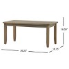 GDFStudio Keanu Outdoor Acacia Wood Loveseat and Coffee Table Set with Cushions - 4 of 4