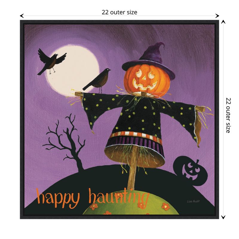Amanti Art Happy Haunting V by Lisa Audit Framed Canvas Wall Art, 4 of 9